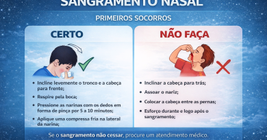Sangue pelo nariz é perigoso? Saiba as principais causas, o que fazer na hora do sangramento e quando procurar atendimento médico.