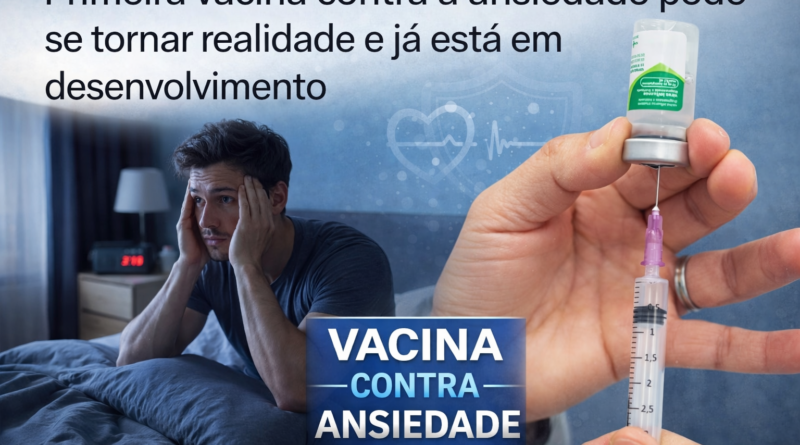 Primeira vacina contra ansiedade pode