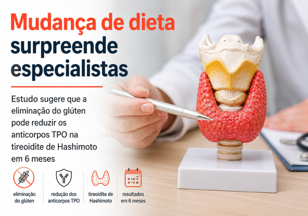 Hashimoto estudos revelam um possível benefício da dieta sem glúten